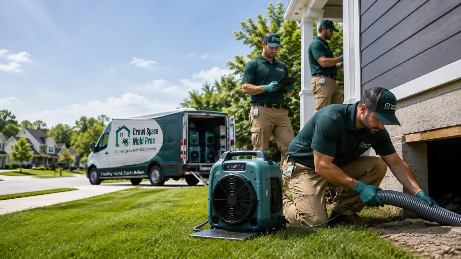 Crawl Space Mold Removal in Riverside, WY